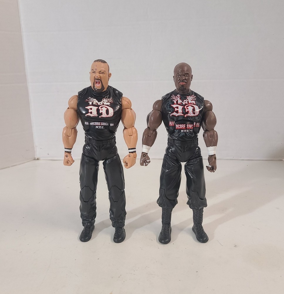 TNA Impact Team 3D Brother Devon Bubba Ray Dudley Boys Wrestling Figures WWE