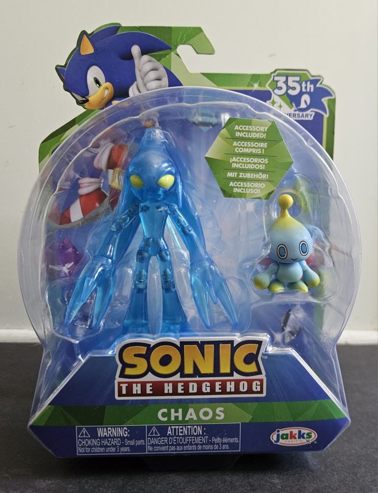 Jakks Pacific Sonic the Hedgehog 35th CHAOS w/CHAO 4″ Articulated Action Figure
