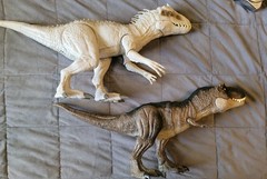 Big Jurassic World Toy Dino Lot Indominus T- Rex Mosasaurus Raptors Triceratops