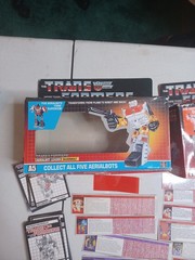 Vintage Transformers Instruction Booklet, Empty Boxes, Spec Card And Misc Lot