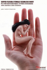 TBLeague PHMB2018-T01A 1/12 Female Body Pale Flexible Seamless 6″ Figure Doll