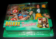 Bret Favre Mancave items 8″ x 10″ Photo in 13″ x 15″ Frame & Pro Action Football
