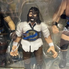 WWF JAKKS HARDCORE CHAMPIONS SUMMER SLAM 99 WRESTLING FIGURE SET WWE MANKIND