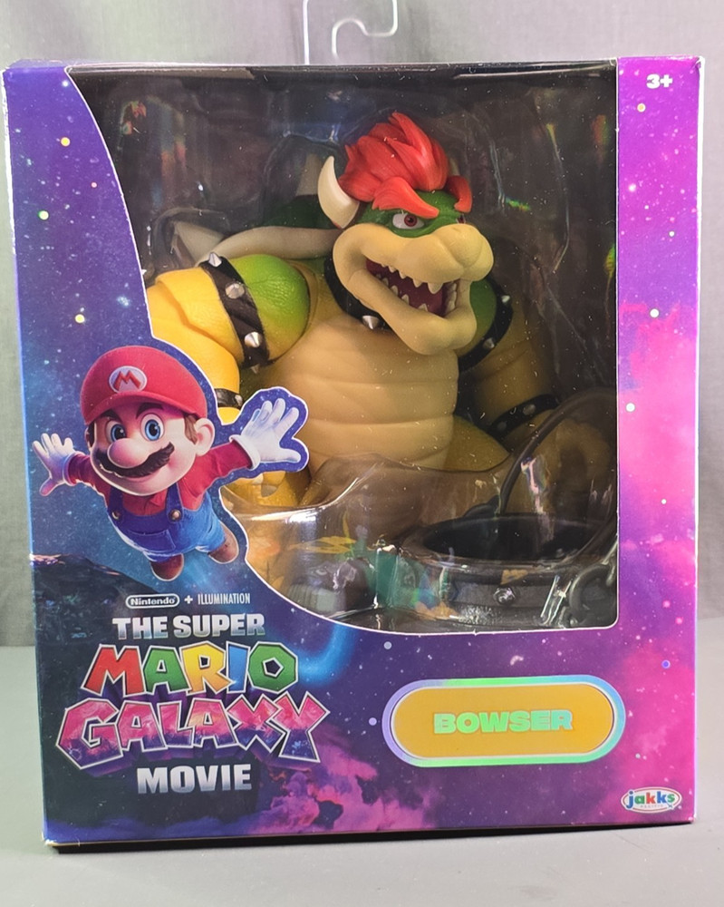 Super Mario Galaxy Movie Deluxe Bowser with Cauldron NEW 2026
