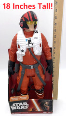 2015 Jakks Pacific STAR WARS Big Figs POE DAMERON 18″ Figure MIB Force Awakens