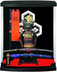 Samurai Figure Plastic Armor 8.3 Inches Collectible Indoor Decor Gift