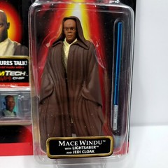 Star Wars Episode I Mace Windu CommTech Jedi Coat Lightsaber Samuel L Jackson