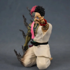 Detailed Anime Character Kneeling Pose PVC Action Figure Desktop Toy Gift