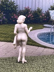 1:24 1950 Dollhouse Bathing Beauty Starlet Swimsuit Inspired by Marx