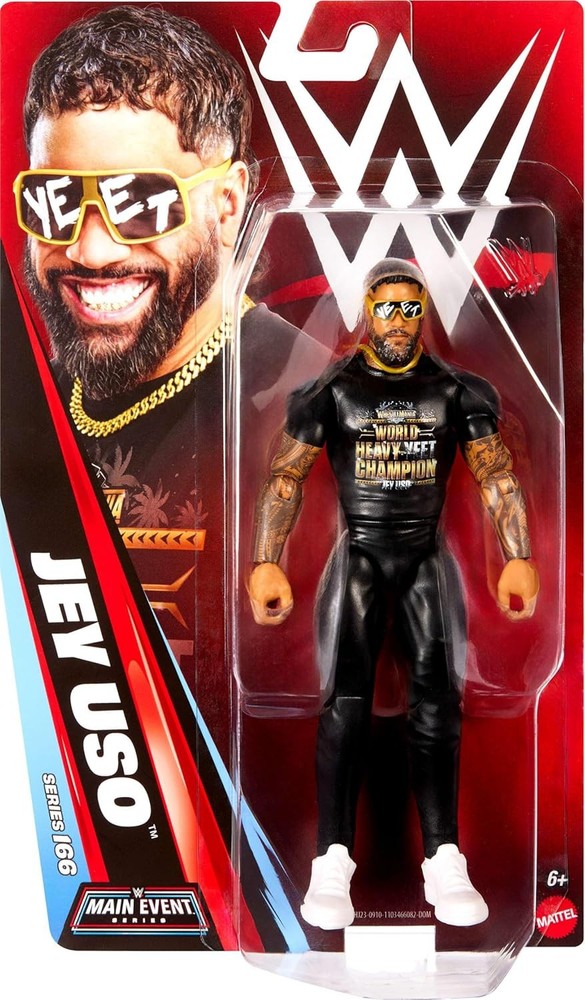 WWE Wrestling Main Event Series 166 Jey Uso Action Figure