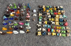 HUGE 110 Pc Lot Minecraft Jada Toys 40 Metalfigs Die-cast & 70 Plastic Figures