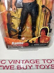 NECA RAMBO FORCE OF FREEDOM 7″ FIGURE EXCLUSIVE SYLVESTER STALLONE SDCC 2017