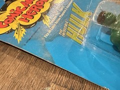 1975 MEGO Comic Action Heroes THE INCREDIBLE HULK 3.75″ Rare 1st Issue Card