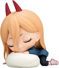 Banpresto BP88663P Figur Q Posket Sleeping Power Chainsaw Man, 7 cm, Mehrfarbig