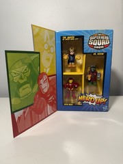 SDCC 2010 SUPER HERO SQUAD SHOW 3PACK – The Mayor (Stan Lee) Dr Doom Iron Man