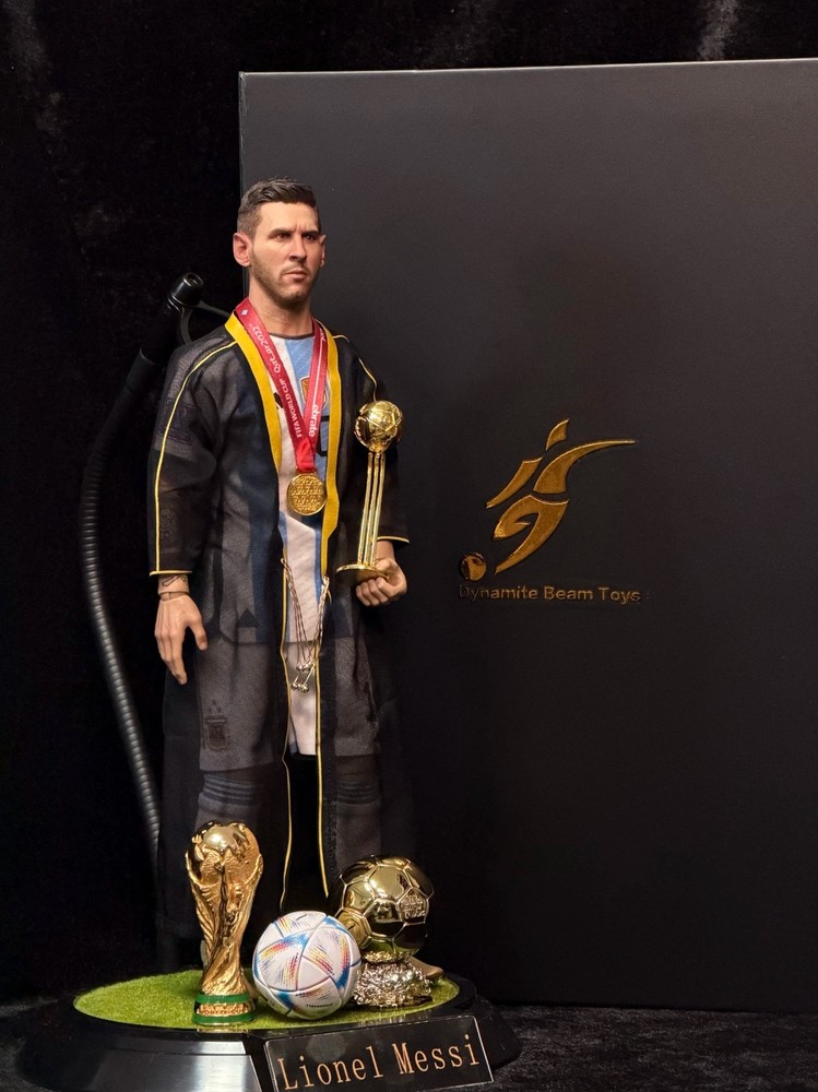 Lionel Messi Action Figure Movable World Cup Statue