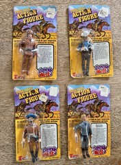Vtg Empire LEGENDS OF THE WEST Figure LOT Davy Crockett WYATT EARP Wild Bill++