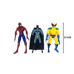 6 Pc Superhero Action Figures Set Marvel Avengers Toy Dolls Hero Cake Toppers