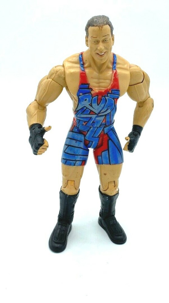 ROB VAN DAM WWF WWE 2003 JAKKS Pacfic Wrestling Action Figure Blue Suit