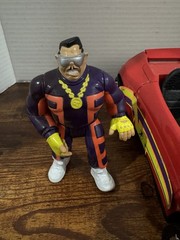 RARE 1991 Hasbro James Bond JR. Sports Car + 2 Action Figures Lot Vintage Toys