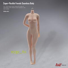 1/6 Suntan/Pale Super Flexible Large Bust Seamless Female Figure Body Model Toys