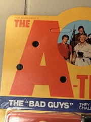 Vintage Galoob A-Team Python Bad Guys Action Figure New On Card, Unpunched 1983