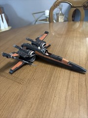 2017 Star Wars Poe Dameron’s X-Wing Last Jedi W/ BB8 Missing 3 Laser Canons