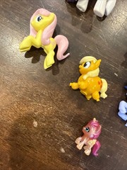 My Little Pony Mini MLP Lot Of 16 ponies Multiple Years And Styles, 1-2 Inch