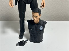 NECA Terminator Genisys T-1000 Police Disguise Action Figure LOOSE
