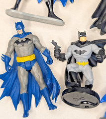 BATMAN Dark Knight PVC & Figure Lot x11 Batcycle Rider Hallmark Wheelies BTAS