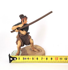 Vintage Miyamoto Musashi vs Sasaki Kojiro Figure Set Samurai Ganryujima