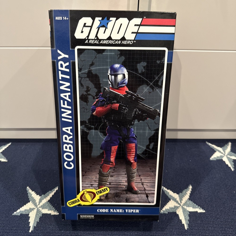 Sideshow Collectibles GI Joe Cobra Viper 12″ inch Sixth Scale Used US Seller