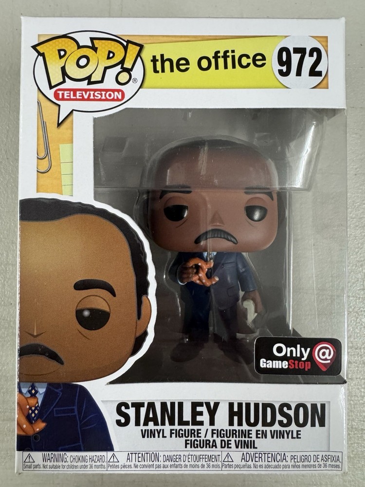 Stanley Hudson 972 ~ The Office ~ Funko Pop Vinyl ~ GameStop Excl + FREE POST!