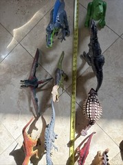 Jurassic Park Mattel Dinosaurs Toy Figures LOT (15) Some Mechanical SOUND/LIGHTS