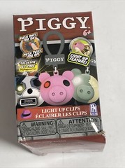 Piggy Blind Box Light Up Clips Mystery Figure Clip One Random New Damaged Box