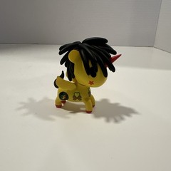Tokidoki Unicorno Series 1 Ritmo Vinyl Figure Yellow Black Reggae Design