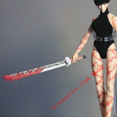 Custom Painted 1/12 Jujutsu Kaisen Zenin Maki for 6″ Weapon Action Figure