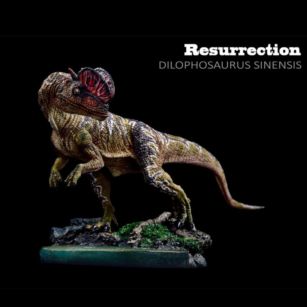 ITOY Dilophosaurus Figure with Base Animal Dinosaur Model Collections Gift Toys