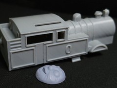 Custom Timothy The Ghost Engine Shell Fits TOMY Trackmaster