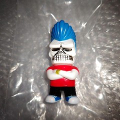 Real Head Skull Johnny Skulltoys Sofubi Red