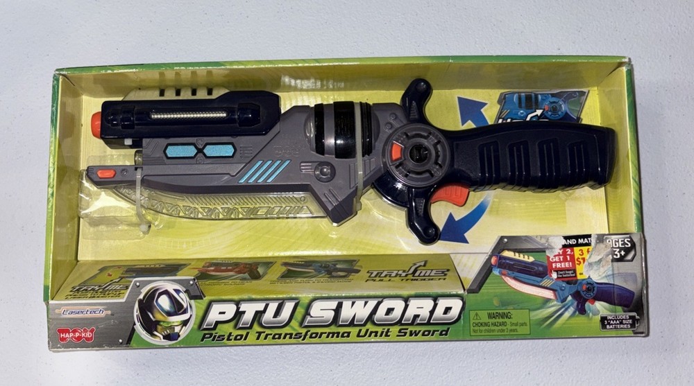 2007 HAP-P-KID LASERTECH PTU SWORD PISTOL TRANSFORMA UNIT SWORD NEW
