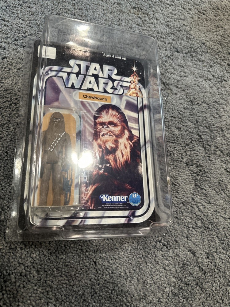 Star Wars Chewbacca Vintage Original Figure CUSTOM-12 Back ANH ORIGINAL GUN READ
