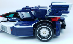 Metal Cardbot S FLASHVECTOR Race Car Transformer Robot Toy