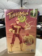 Talking Turbo Man 1996 13.5” Tiger Electronics Deluxe Edition Fully Poseable NEW
