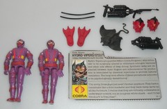 1988 Cobra Hydro Viper G.I. GI Joe 99% Complete Figure 3.75 Army Builder Lot Set