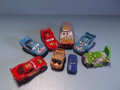 8 Disney’s Cars all have been played with some have dents all still roll