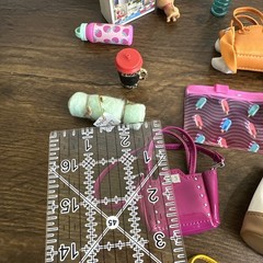 Zuru Mini Brands Fashion Bags Lot Plus Extras Barbie Accessory Laptop Dolls