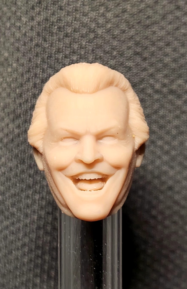 Jack Nicholson Joker 1989 Batman Custom Head Sculpt 1/12, 1/10