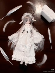 Come4Free Minty Feather Fog Poem 22cm/8.6In Bjd Dressable Action Figure Gift