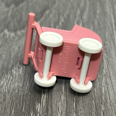 Playmobil Pink And White Baby Stroller Buggy Furniture Mansion Vintage